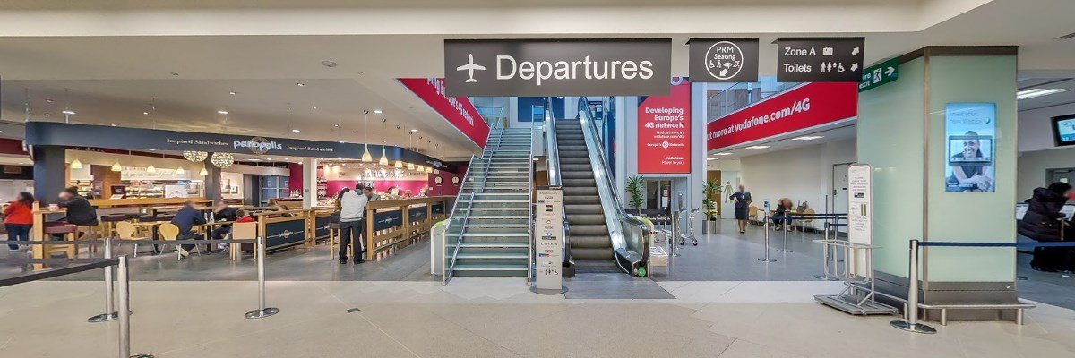 Inside London City Airport